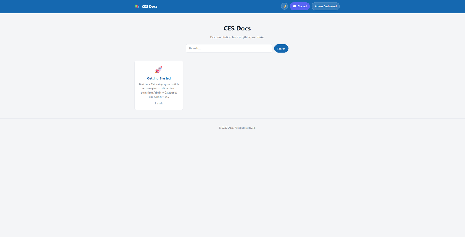 Docs Site